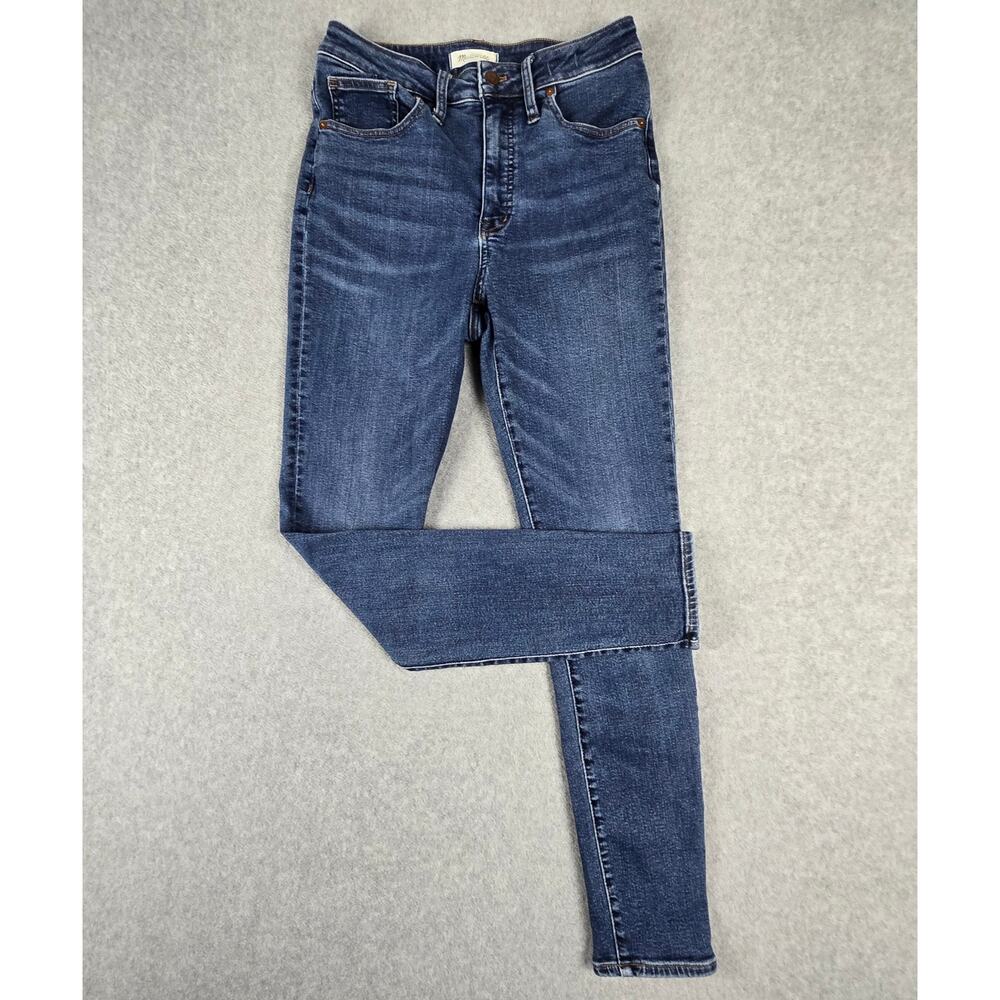 Madewell Women's Skinny Jeans - Dark Blue